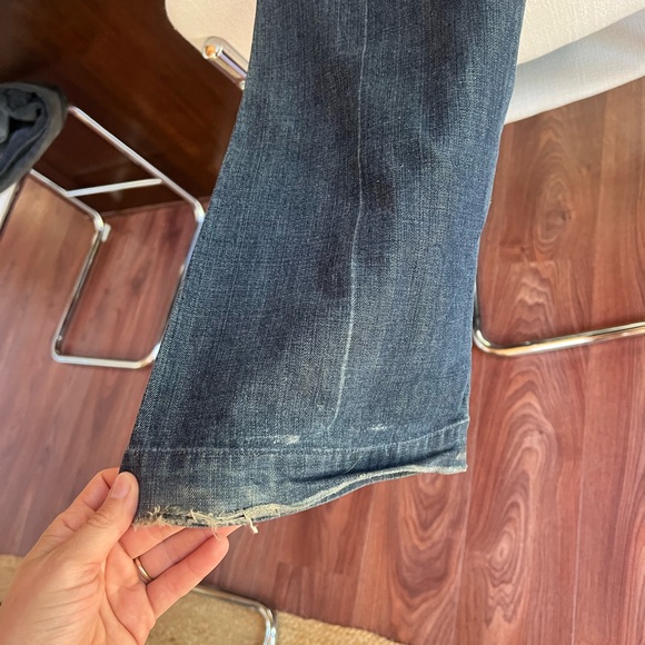 Vintage 7’s wide leg jeans size 26 - Picture 4 of 7